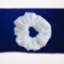 Picture of Premium Silk Satin White Scrunchies - Elegant Hair Accessories for Women & Girls