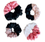 Picture of Dual-Tone Satin Scrunchies Combo- Medium -Pack of 4