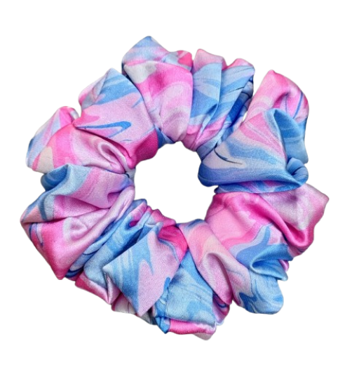 Picture of Firelight Peach | Printed Scrunchies | Pack of 1