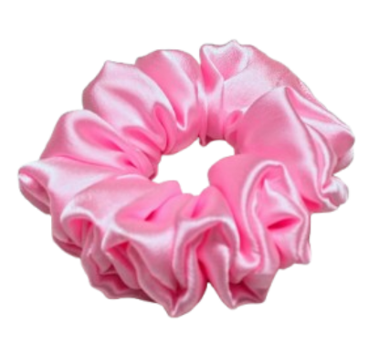 Picture of Pink Silk Satin Hair Accessories for Women & Girls